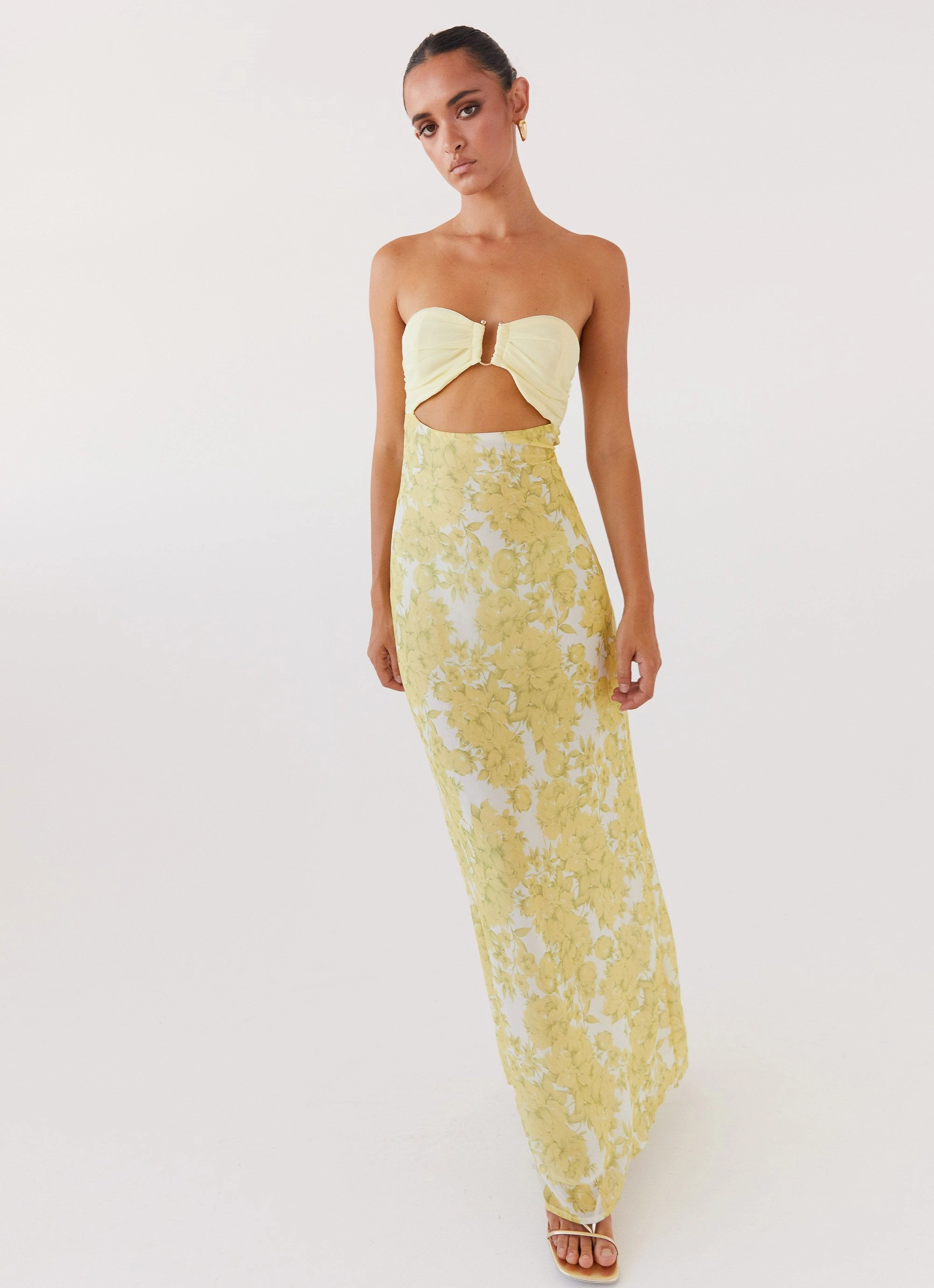 Tropicana Maxi Dress - Daffodil Elegant Touch