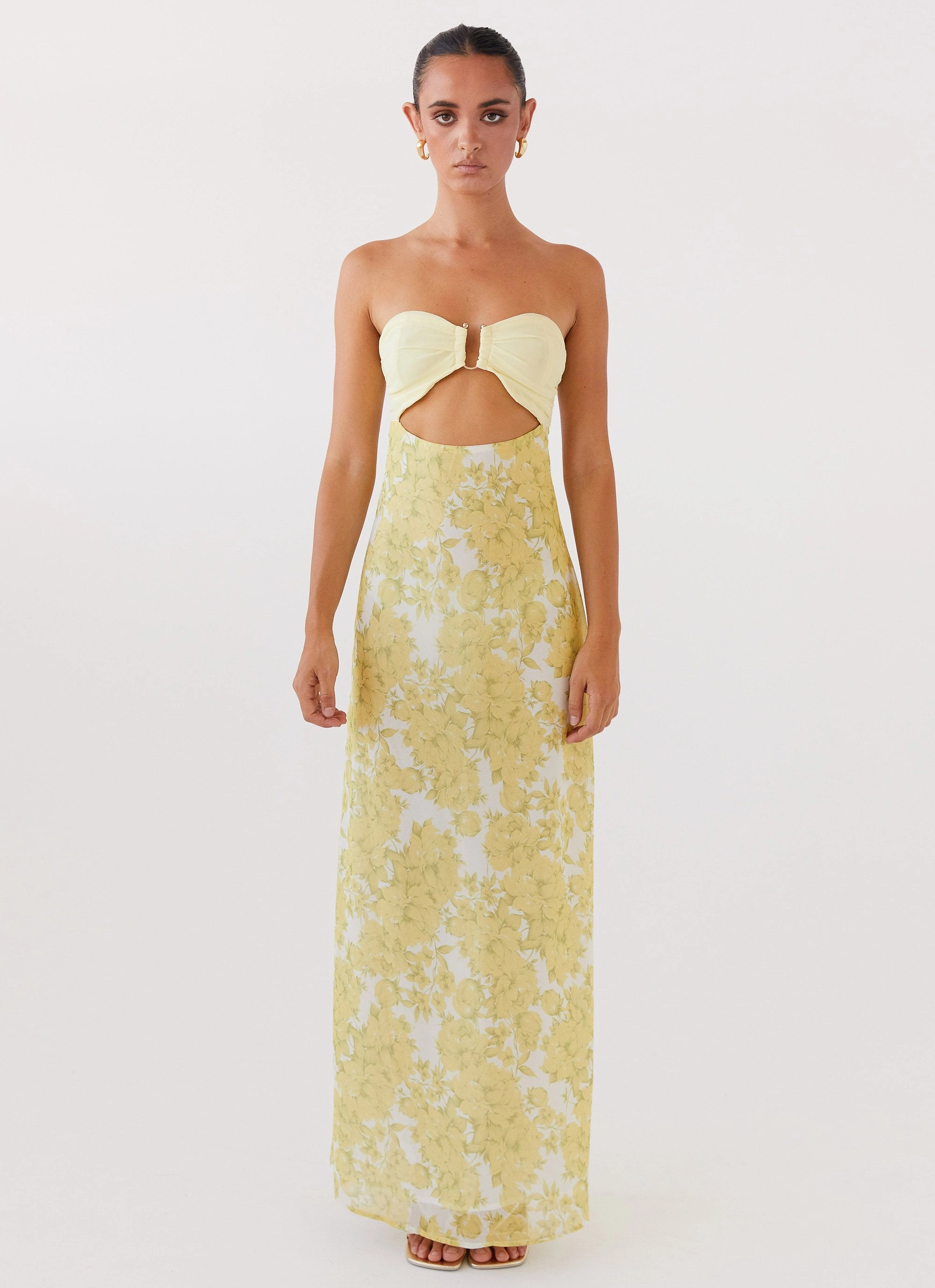 Tropicana Maxi Dress - Daffodil Casual Smart Sophisticated Touch