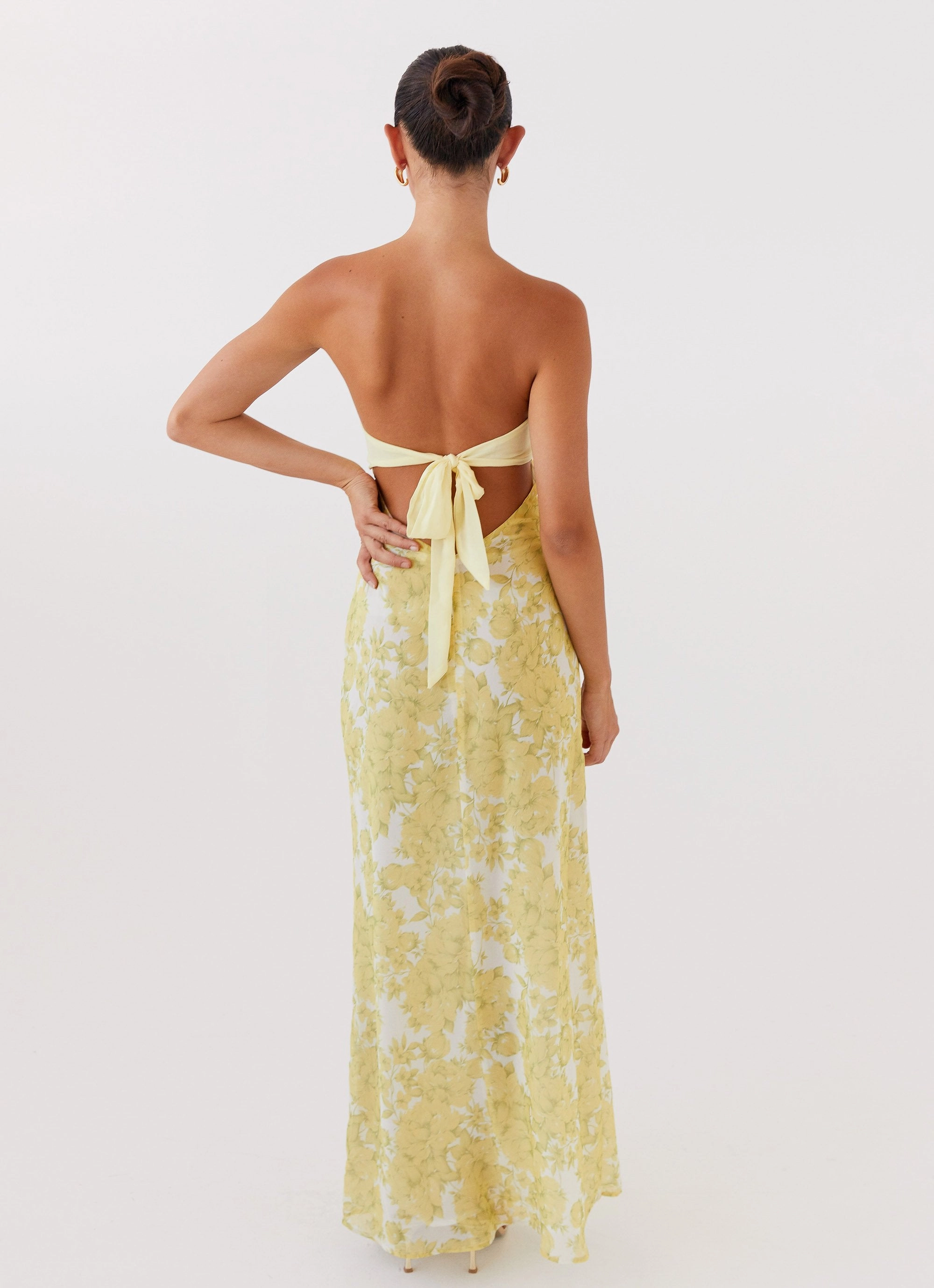 Perfect Length Casual Must-Have Tropicana Maxi Dress - Daffodil