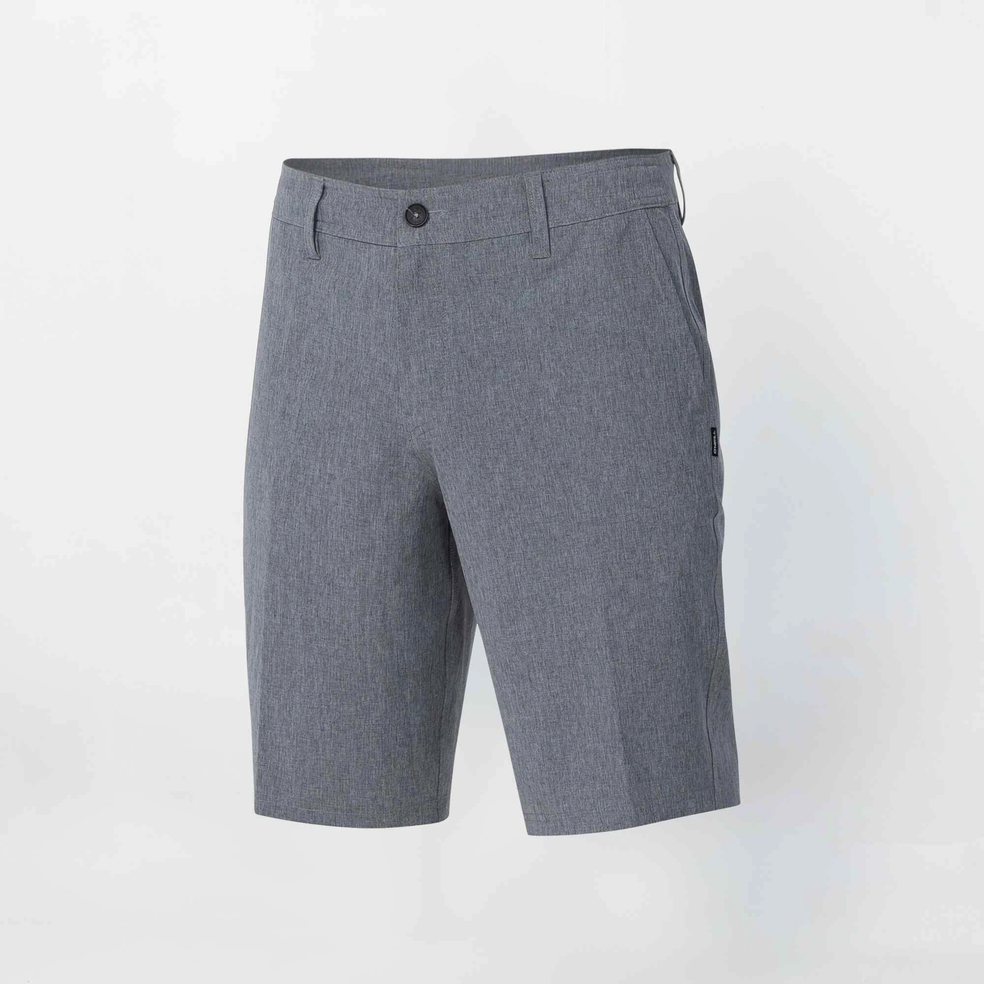 Reserve Heather 21" Hybrid Short - Heather Grey Soft Comfort