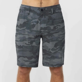 Reserve Slub 20" Hybrid Short - Black Camo Athletic Silhouette