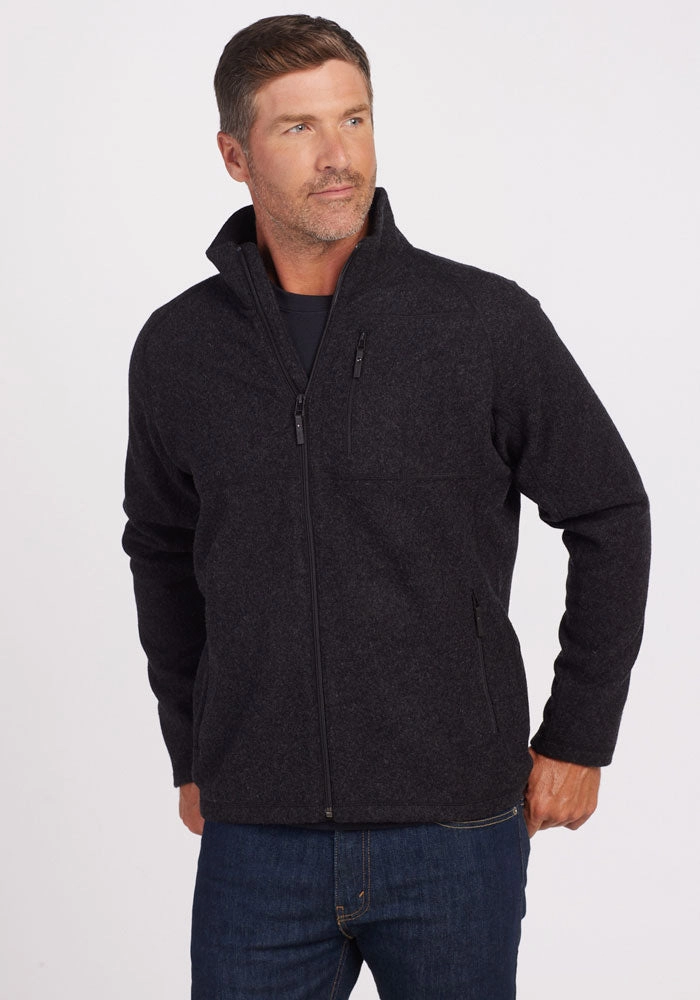 NonRestrictiveCut Stand Up Collar Fairbanks Jacket - Carbon Black