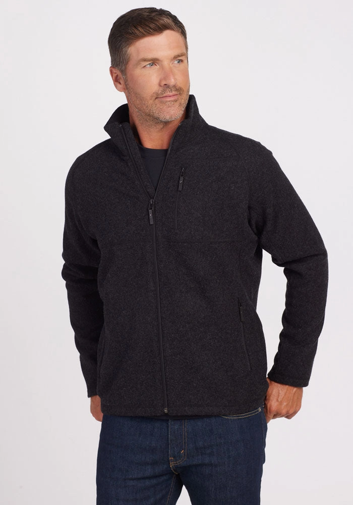 Anti Pilling Surface Treatment Fairbanks Jacket - Carbon Black