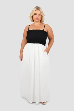 RILORA DRESS B&W City Layer Versatile and Comfortable