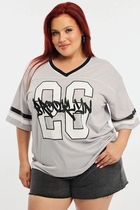 Grey Sport Tee Short Sleeve Chilly Style