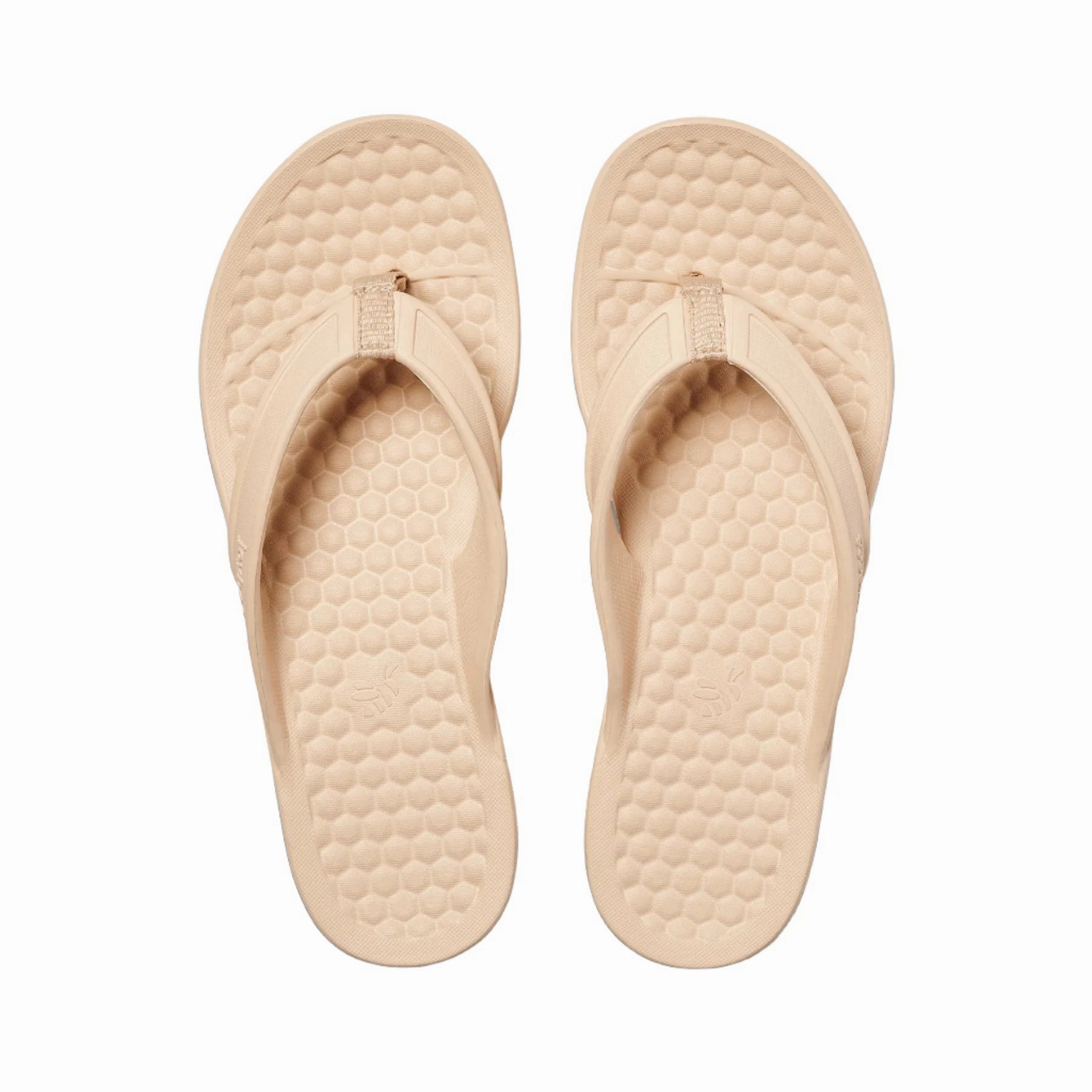 Joybees Women's Varsity Flip Sandal - Frappe Leg Ease EVA sole