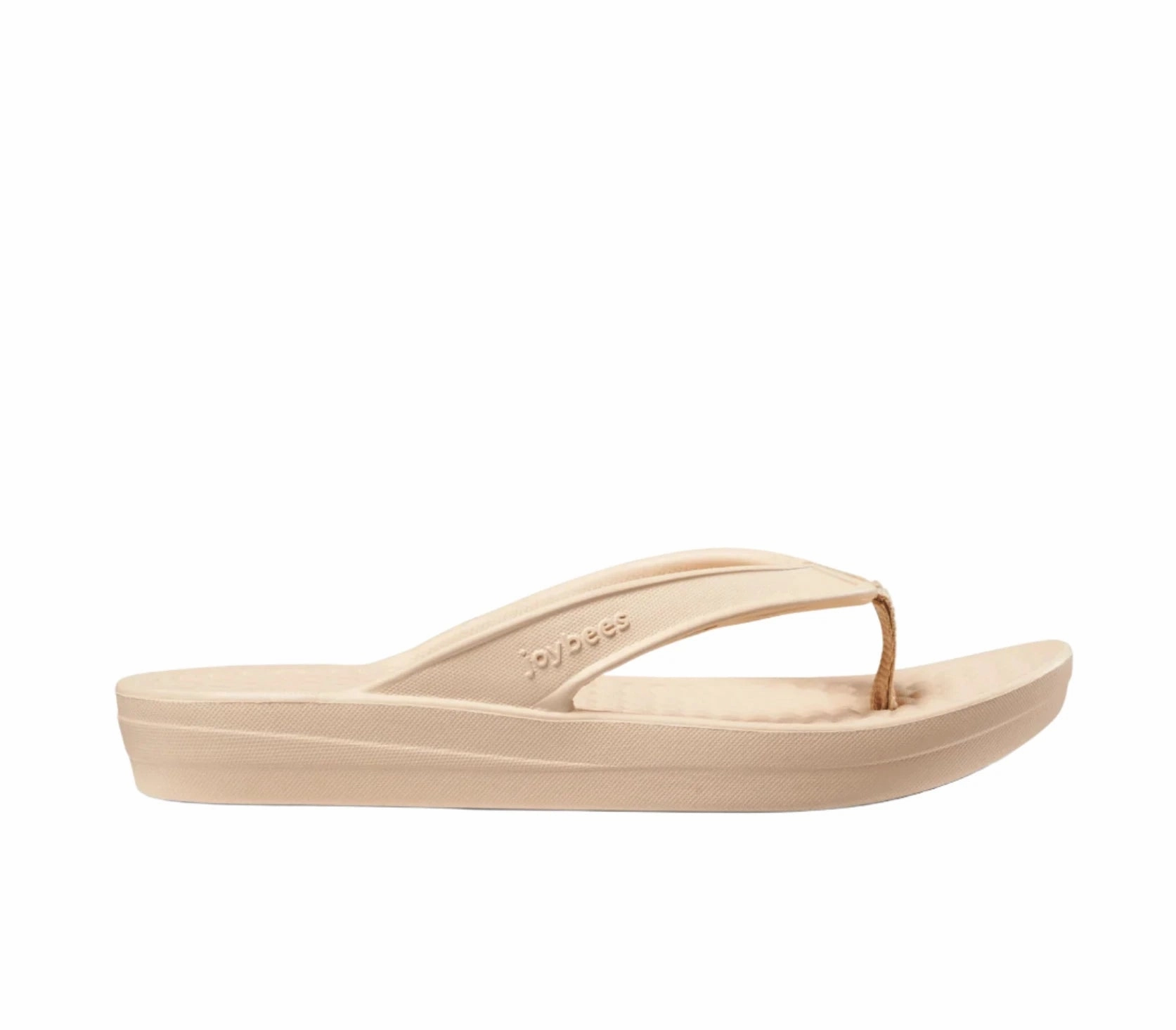 Joybees Women's Varsity Flip Sandal - Frappe Cushioned Midsole Environmentally Friendly Footbed