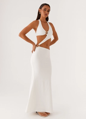 Heritage-Brand Light Aesthetic World Series Maxi Dress - White