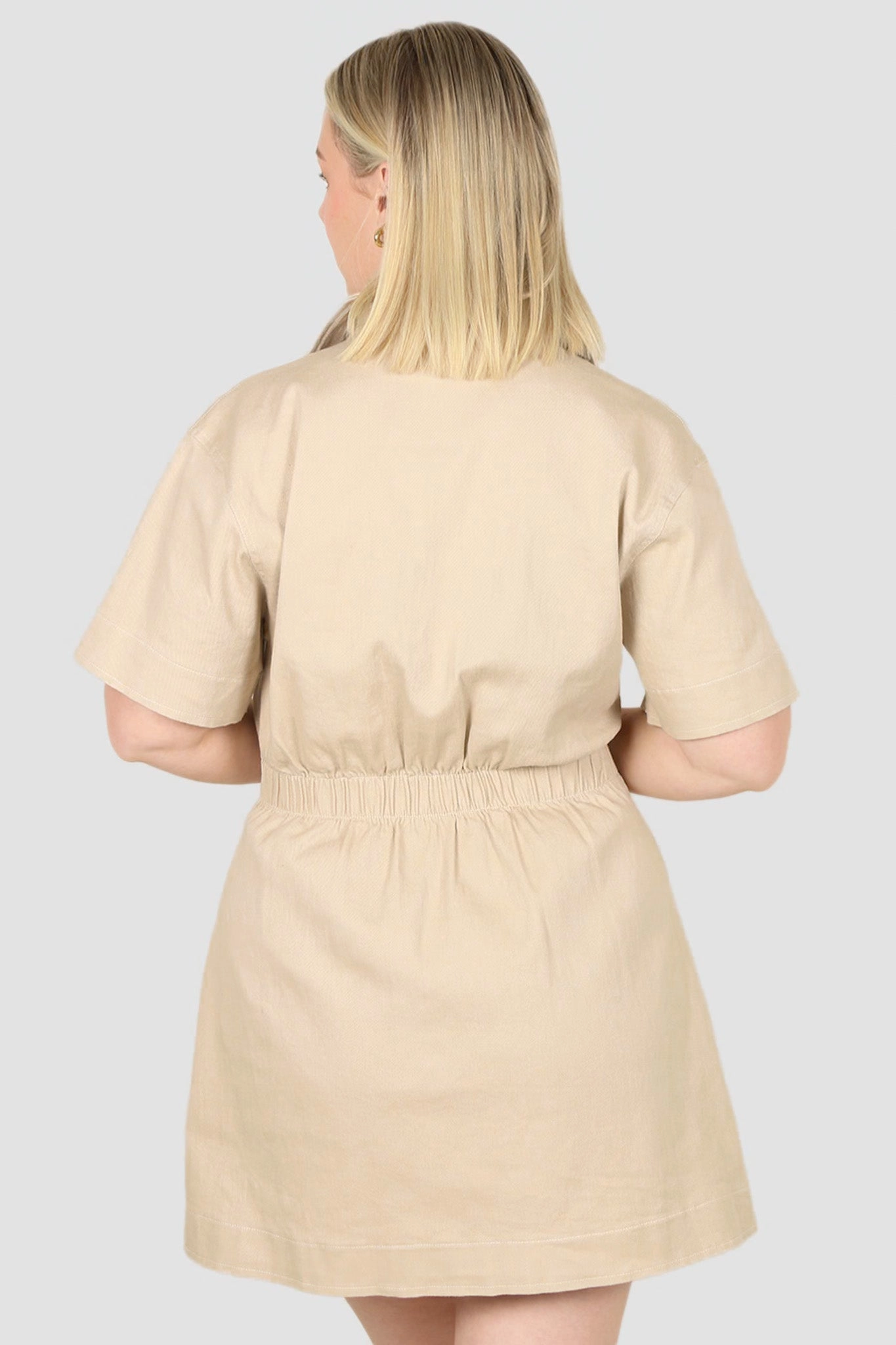 SAVEIRA DENIM DRESS STONE Shade Soft