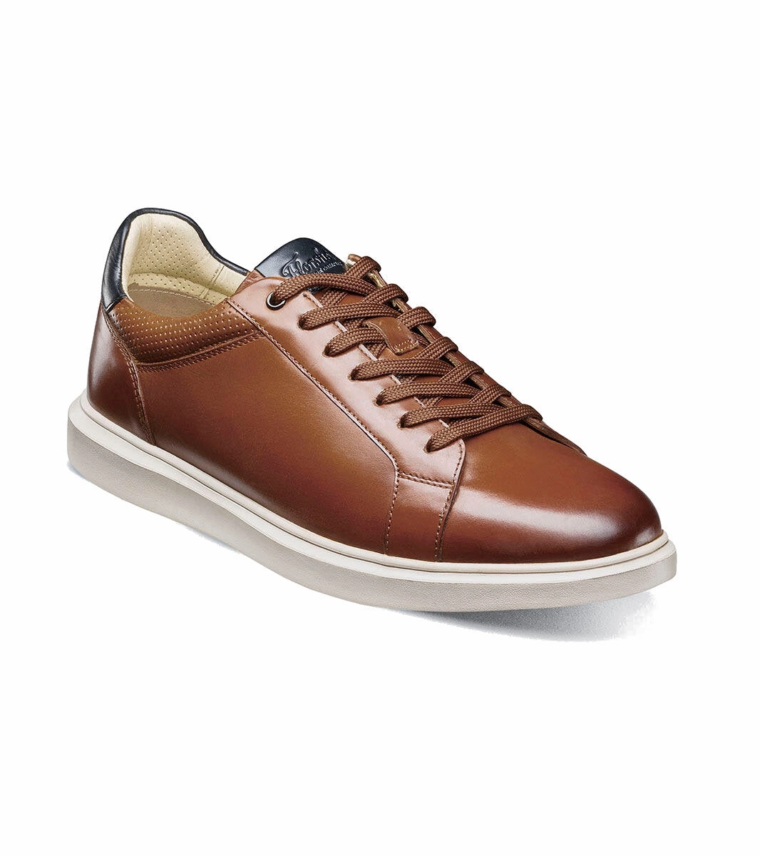 Florsheim Men's Social Lace To Toe Sneaker - Cognac Toe Space