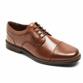 Hand Shade Rockport Men's Taylor Waterproof Cap Toe Oxford - Tan