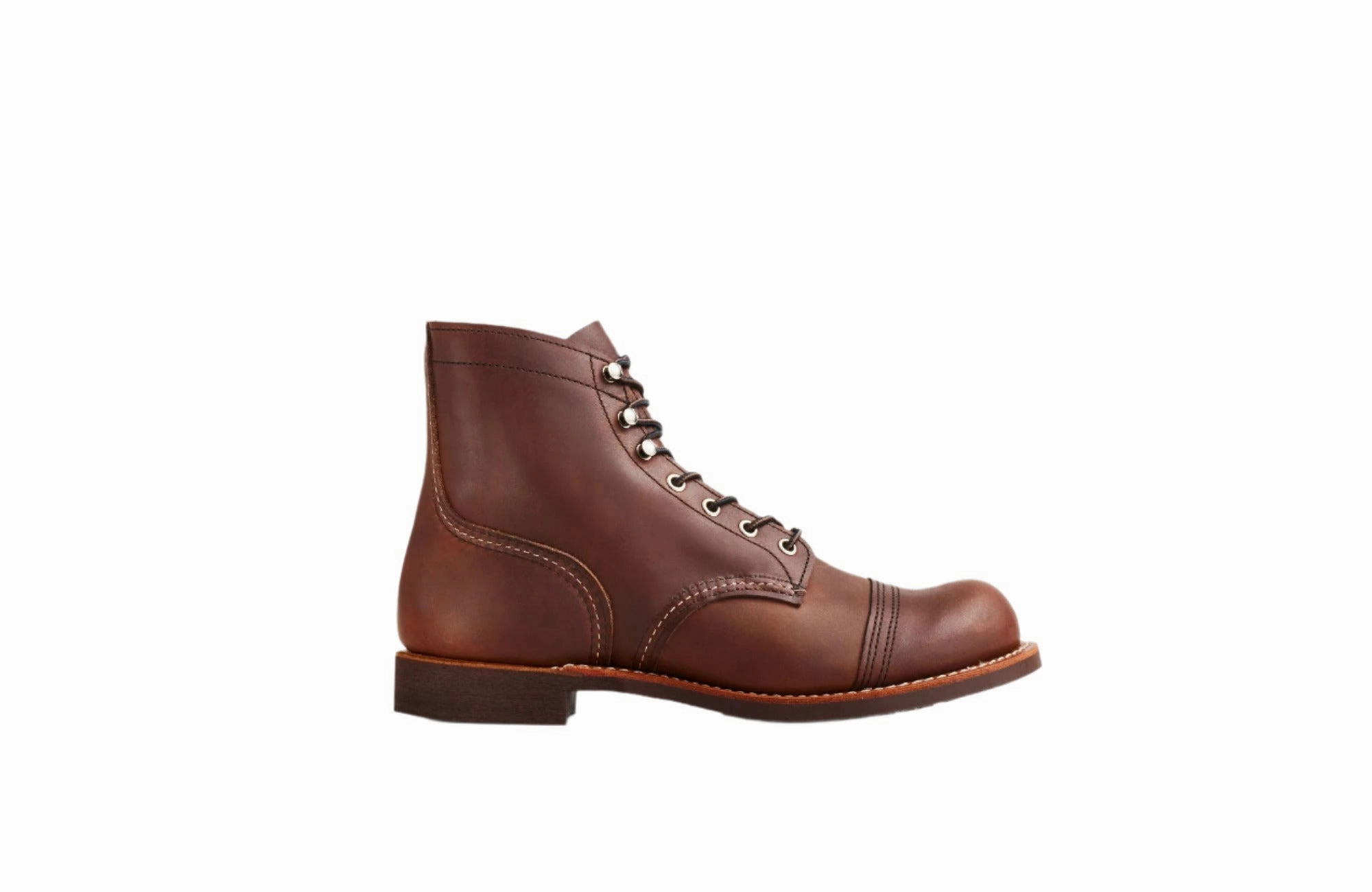 Red Wing Men's Iron Ranger Round Toe Boots - Amber Street Utility