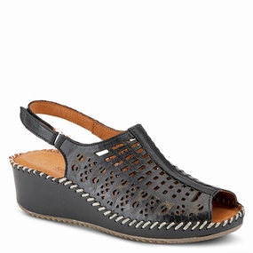 Rain Step Stable Motion Spring Step Women's Bohemianish - Black