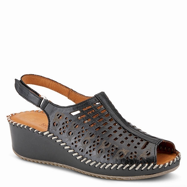 Rain Step Stable Motion Spring Step Women's Bohemianish - Black