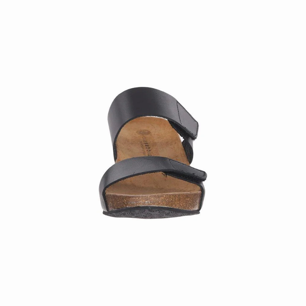 Stylish Shoes Ultra Flex Construction Eric Michael by Laurevan Women's Liat Wedge Sandal - Black