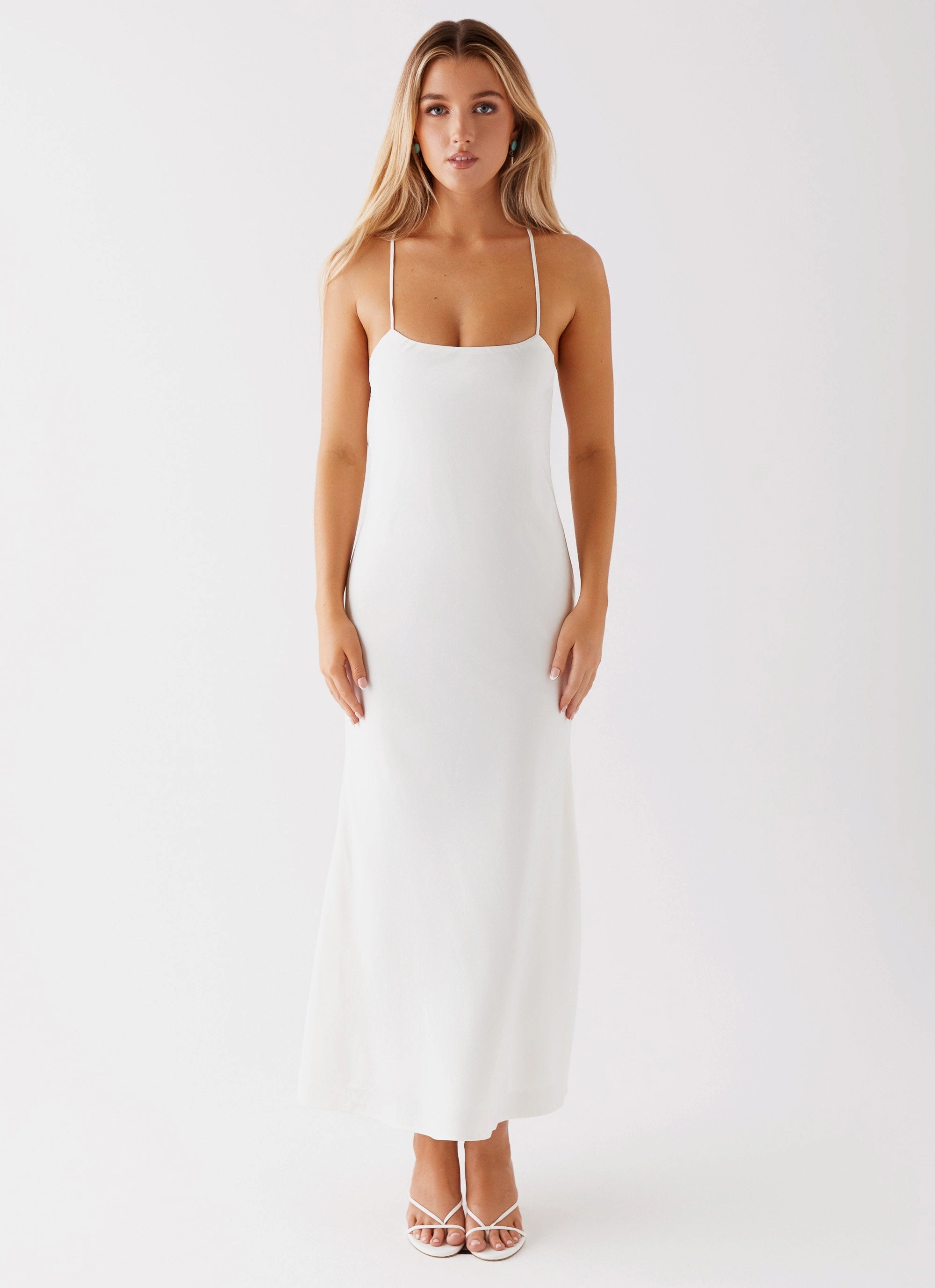 Runway Royalty Maxi Dress - White Mood Look