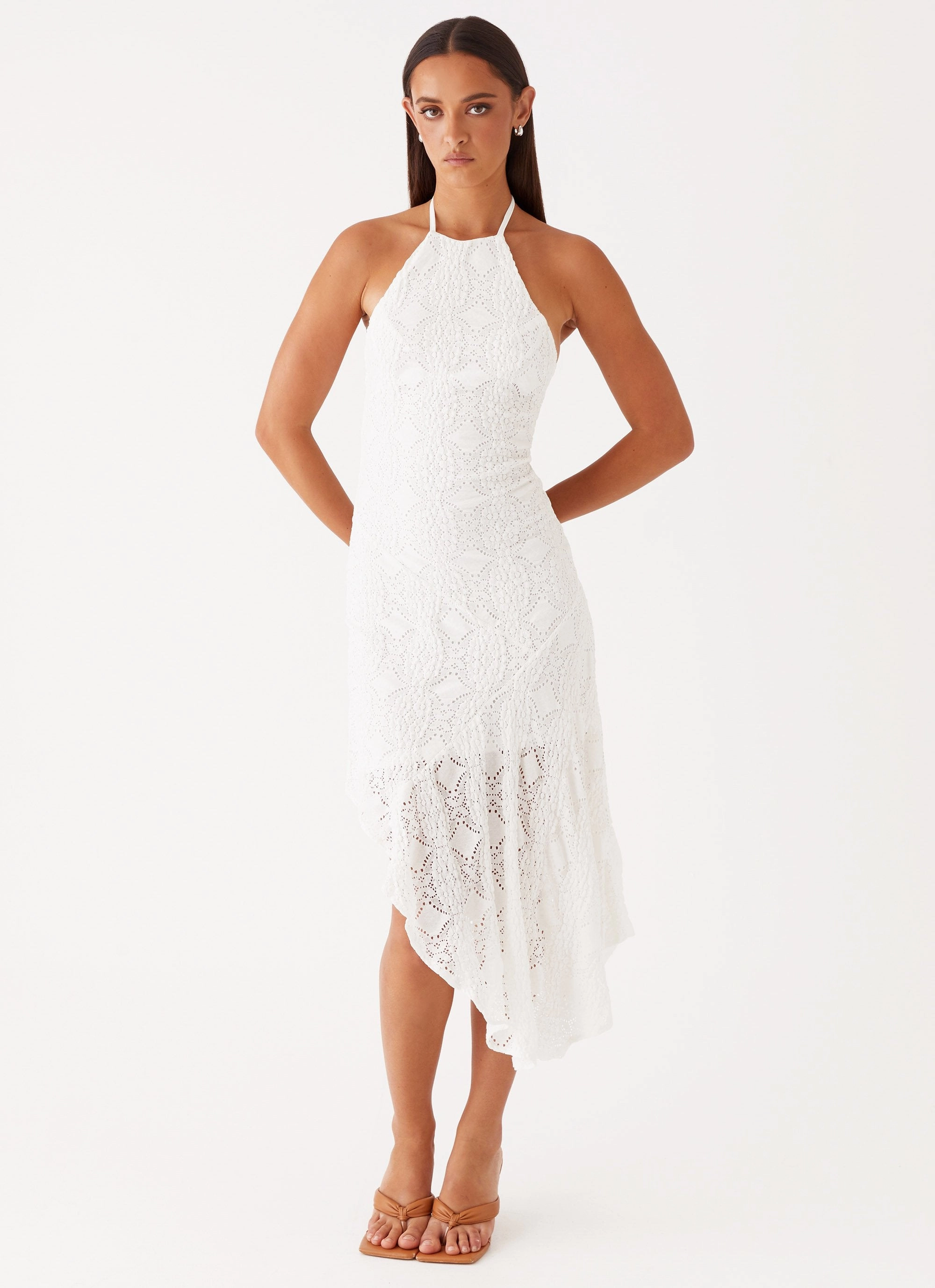 Shape Hug Sondela Maxi Dress - White