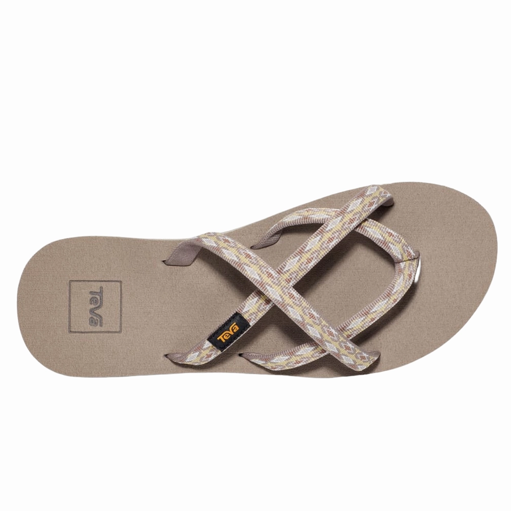 Teva Women's Olowahu Sandal - Kaleidoscope Neutral Enhanced Lateral Stability Comfortable Footwear for Beach