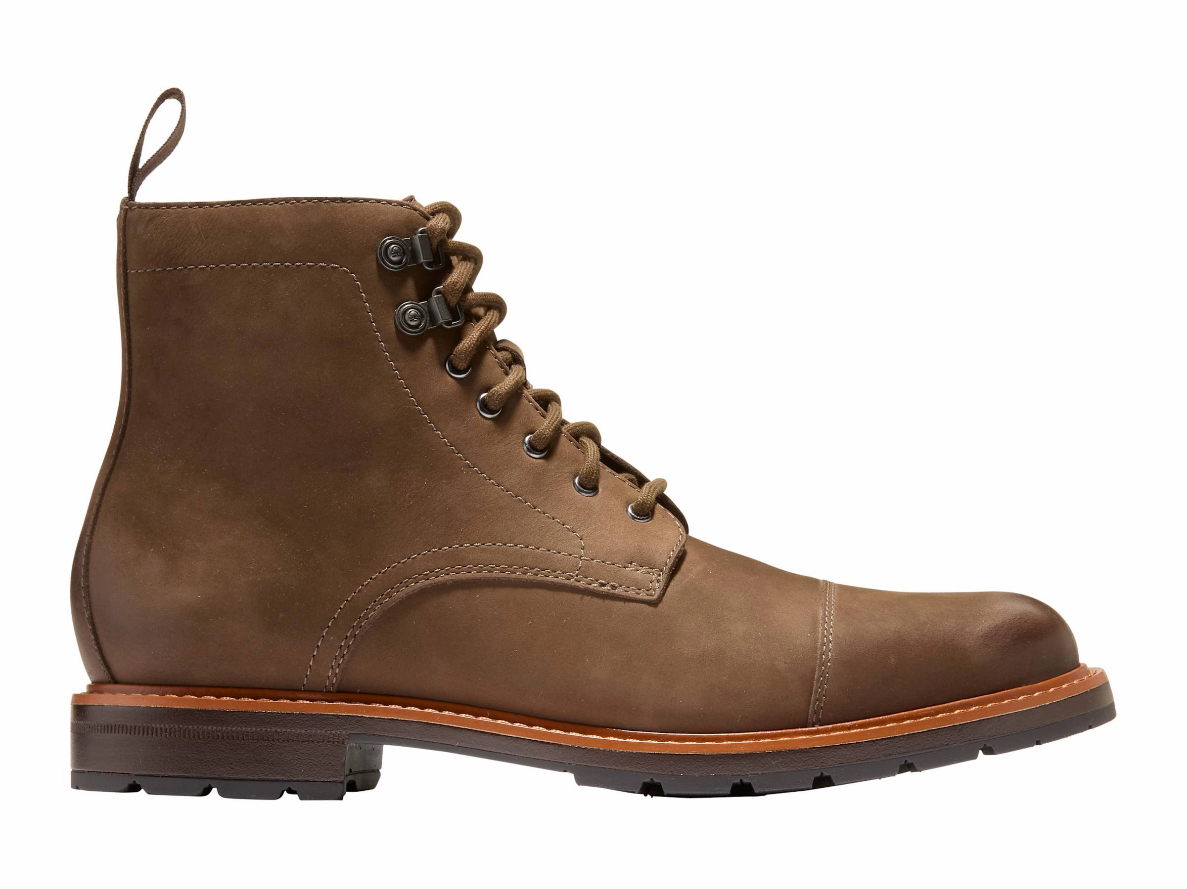 Cole Haan Men's Chamberlin Grand Boots - Truffle Nubuck Minimal Mood Padded Interior Snow Trekker