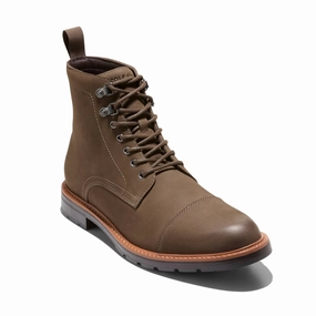 Cole Haan Men's Chamberlin Grand Boots - Truffle Nubuck Clean Form