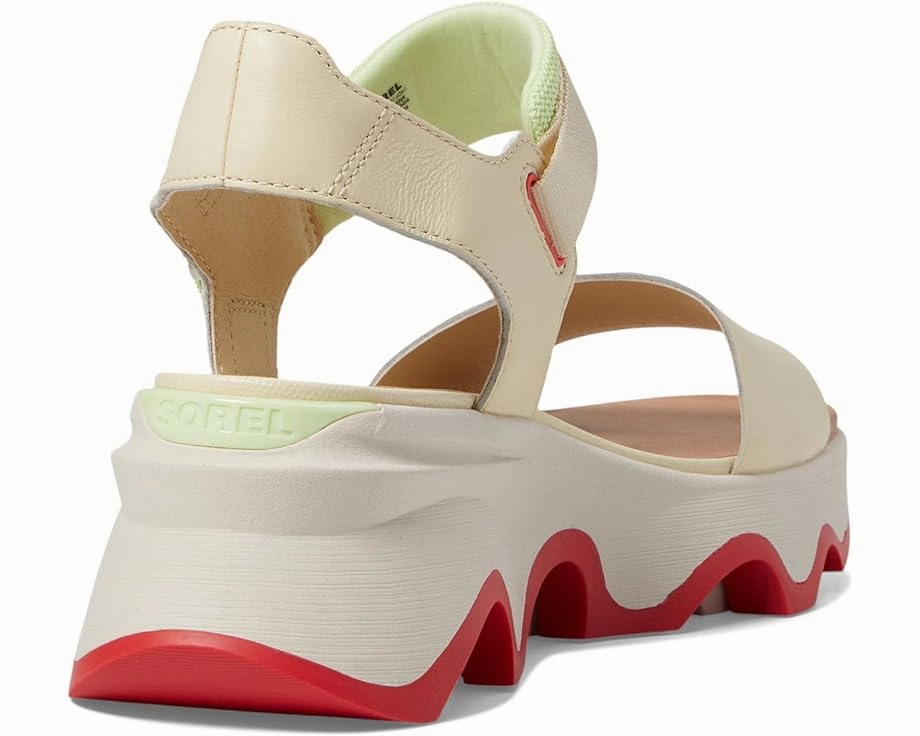 Kinetic? Impact Y-Strap High Sandal - Honey White/Luminous Lime Beach Ready