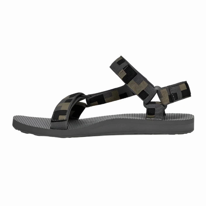 Teva Men's Original Universal Sandal - Retro Shapes Grey Outfit Match Beaded