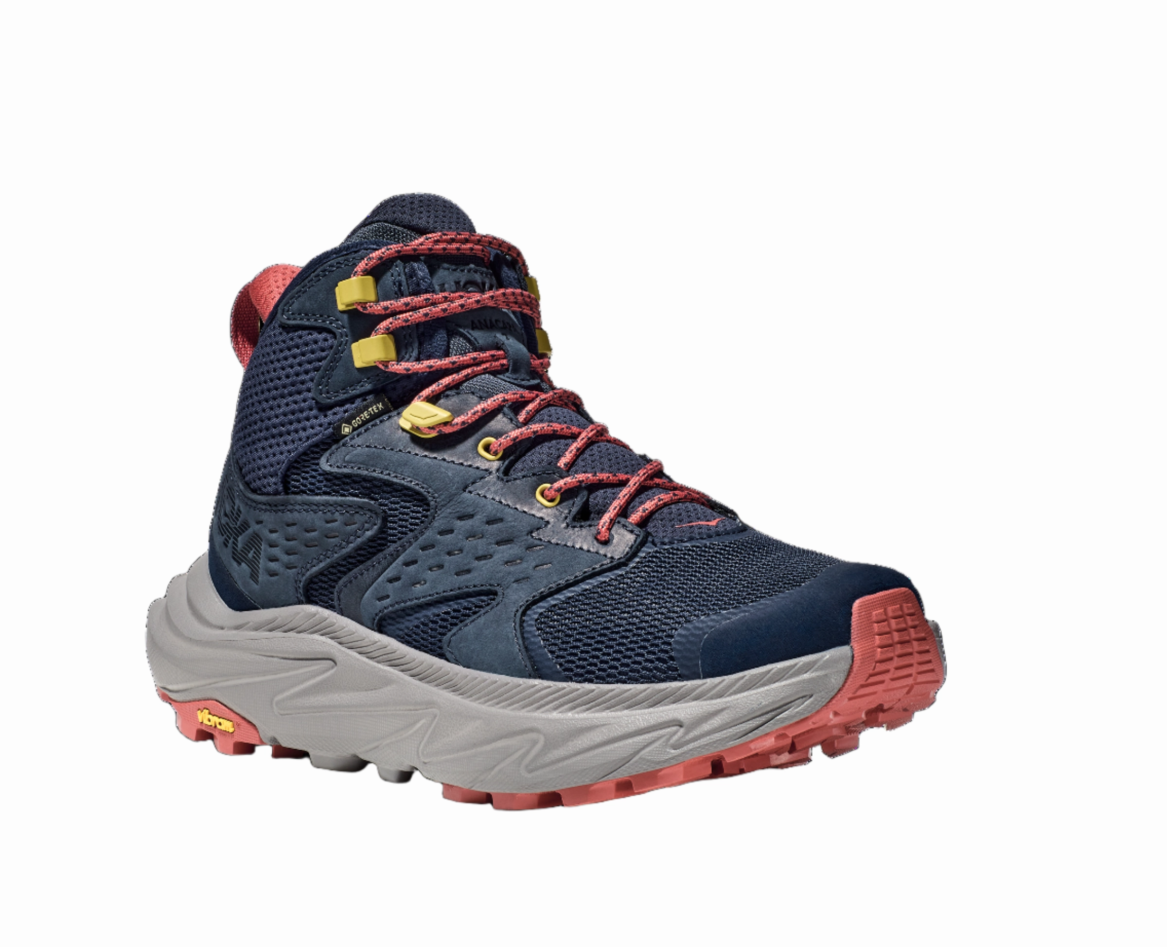 HOKA Men's Anacapa 2 Mid GORE-TEX Waterproof - Outer Space/Grey Follow Step