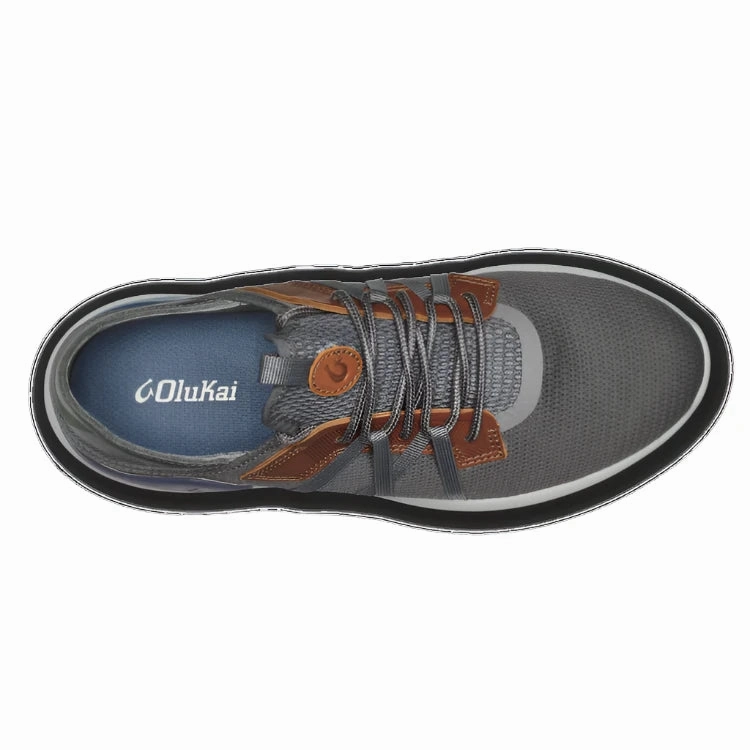 Shop Quick Olukai Men's Mio Li Sneakers - Pavement/Vintage Indigo