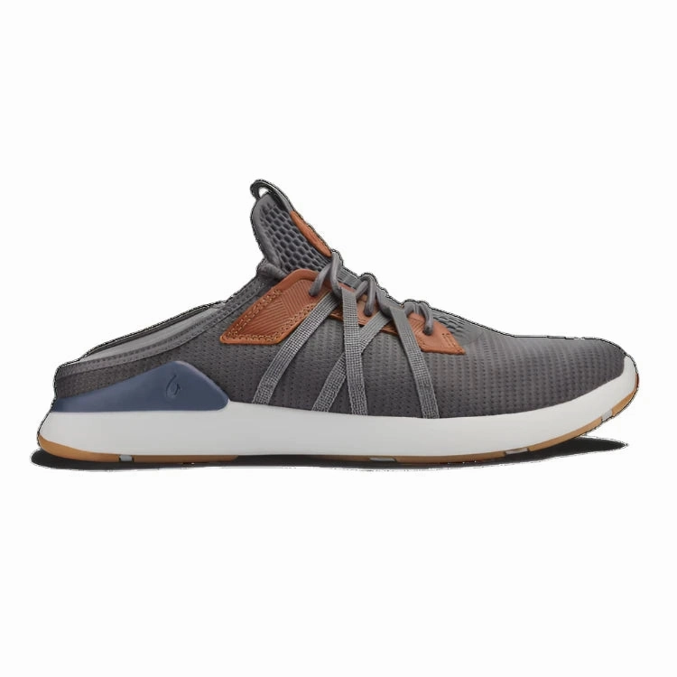 Olukai Men's Mio Li Sneakers - Pavement/Vintage Indigo Thermoregulating Insoles