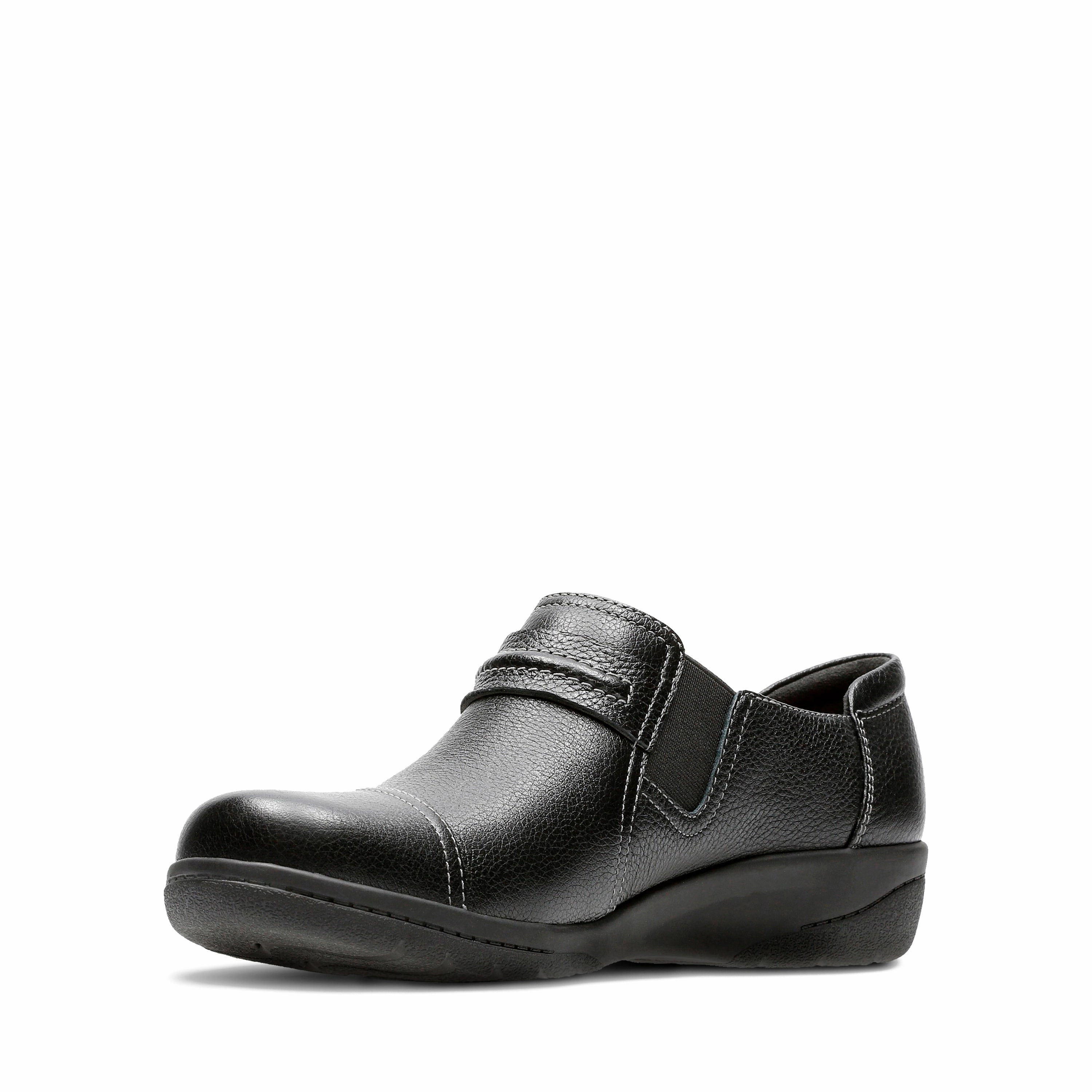 Clarks Women's Cheyn Madi Shoe - Black Minimal Detail