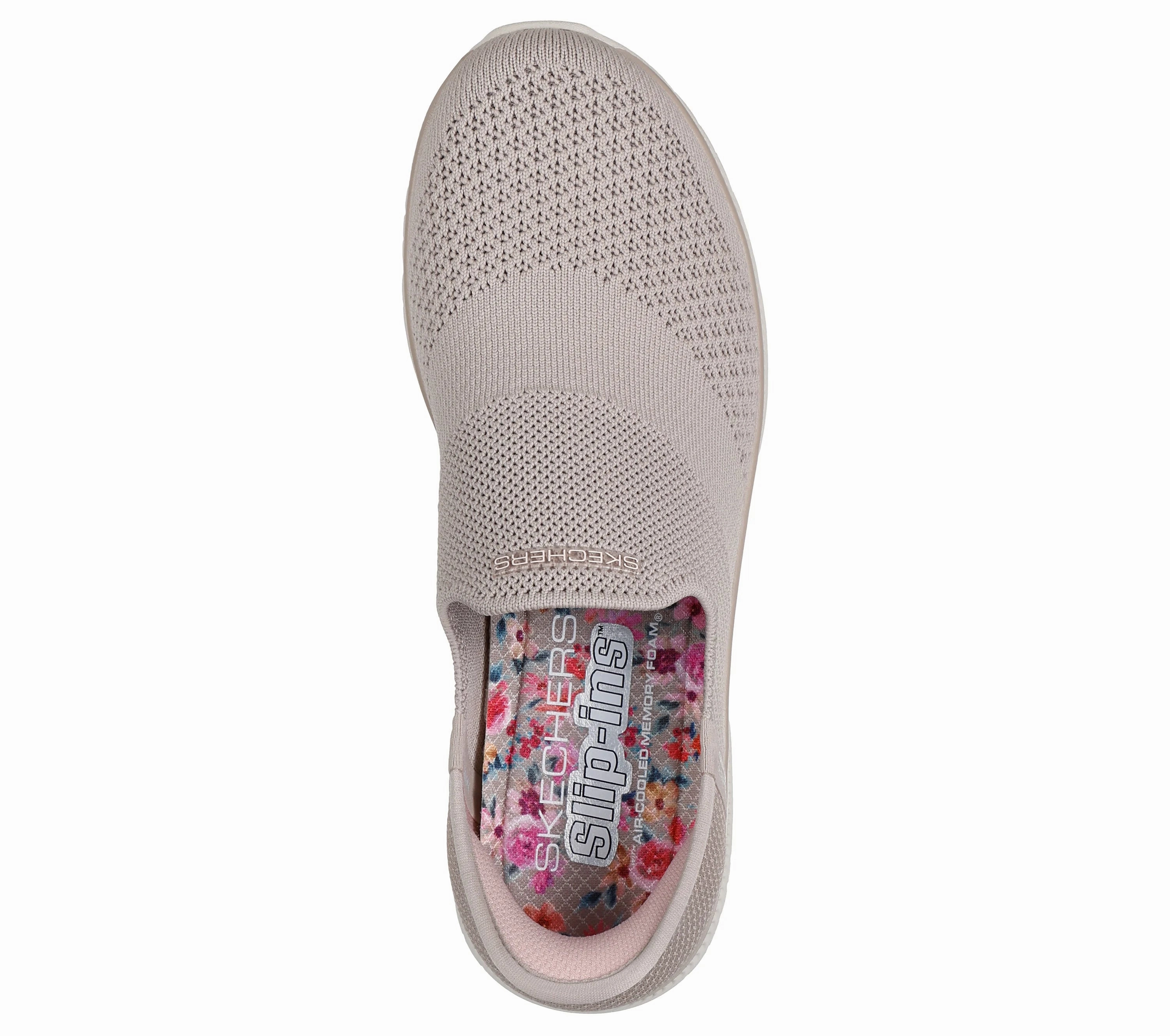Skechers Women's Virtue-Sleek Slip-In Sneakers - Taupe Slow Walks Street Pace