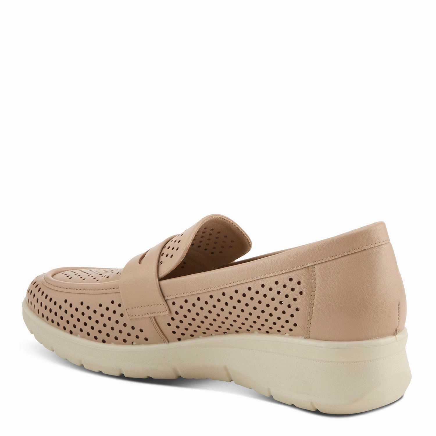 Flexus by Spring Step Women's Shoji Slip On Penny Loafer - Beige Dodge Step