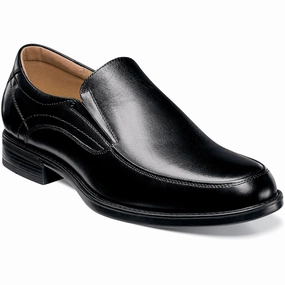 Florsheim Men's Midtown Moc Toe Slip On - Black Air Knit Timeless Design