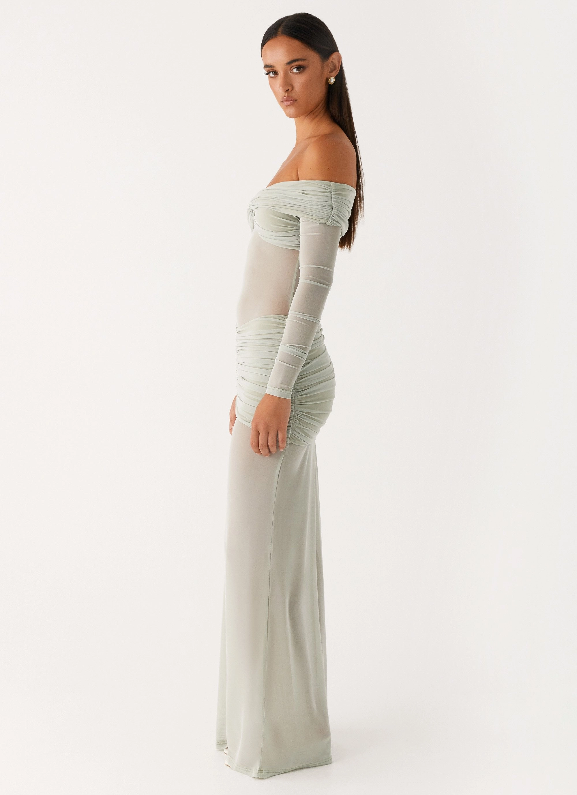 Mercy Maxi Dress - Sage Urban Cool Guest Glam