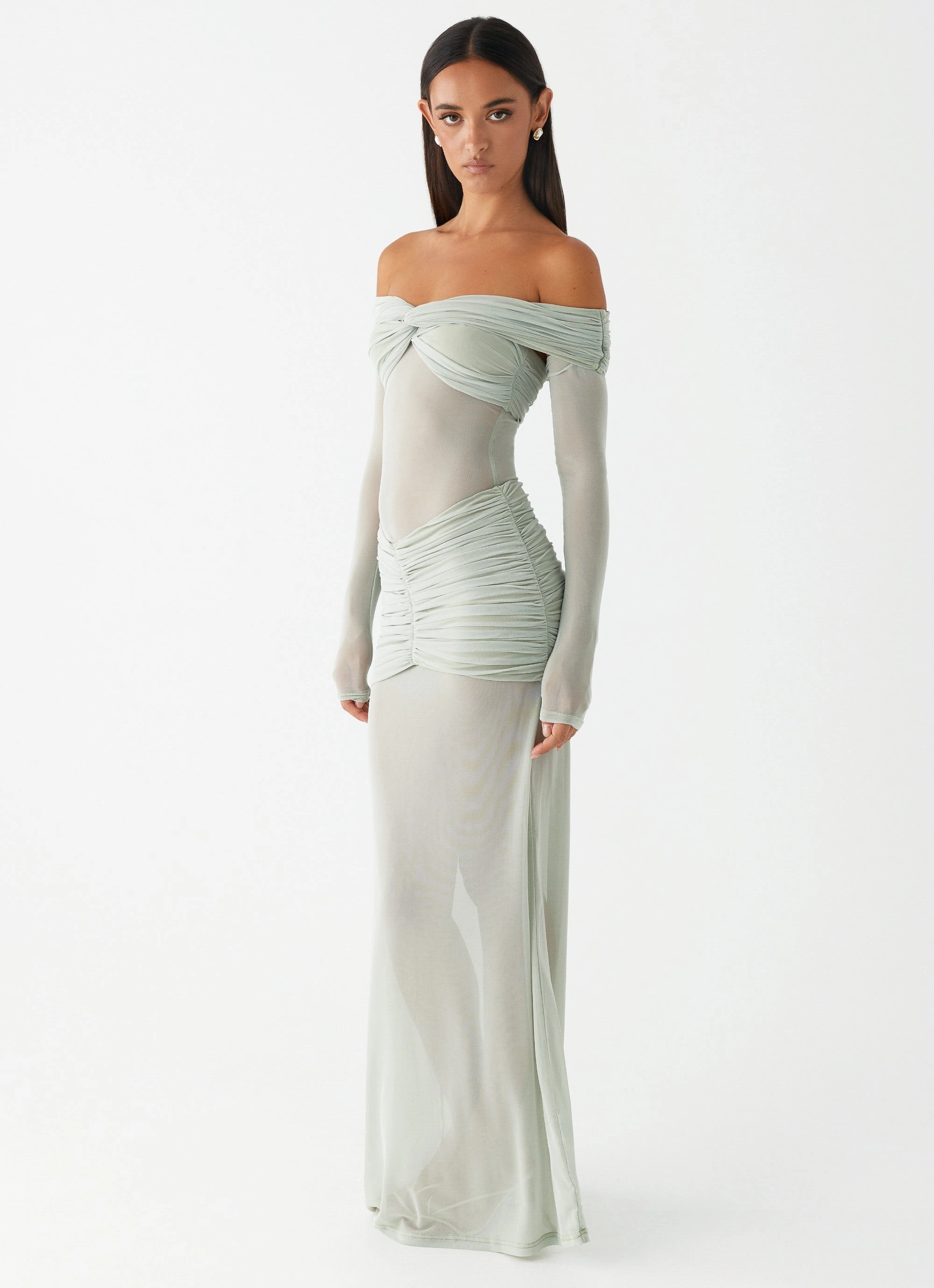 Influencer-Approved Mercy Maxi Dress - Sage