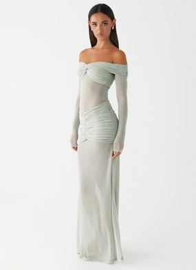 Influencer-Approved Mercy Maxi Dress - Sage