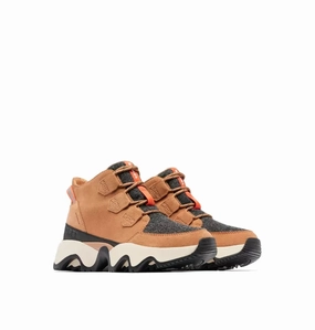 Neutral Tones Sorel Women's Kinetic Impact Caribou Waterproof Boot - Tawny Buff/Black