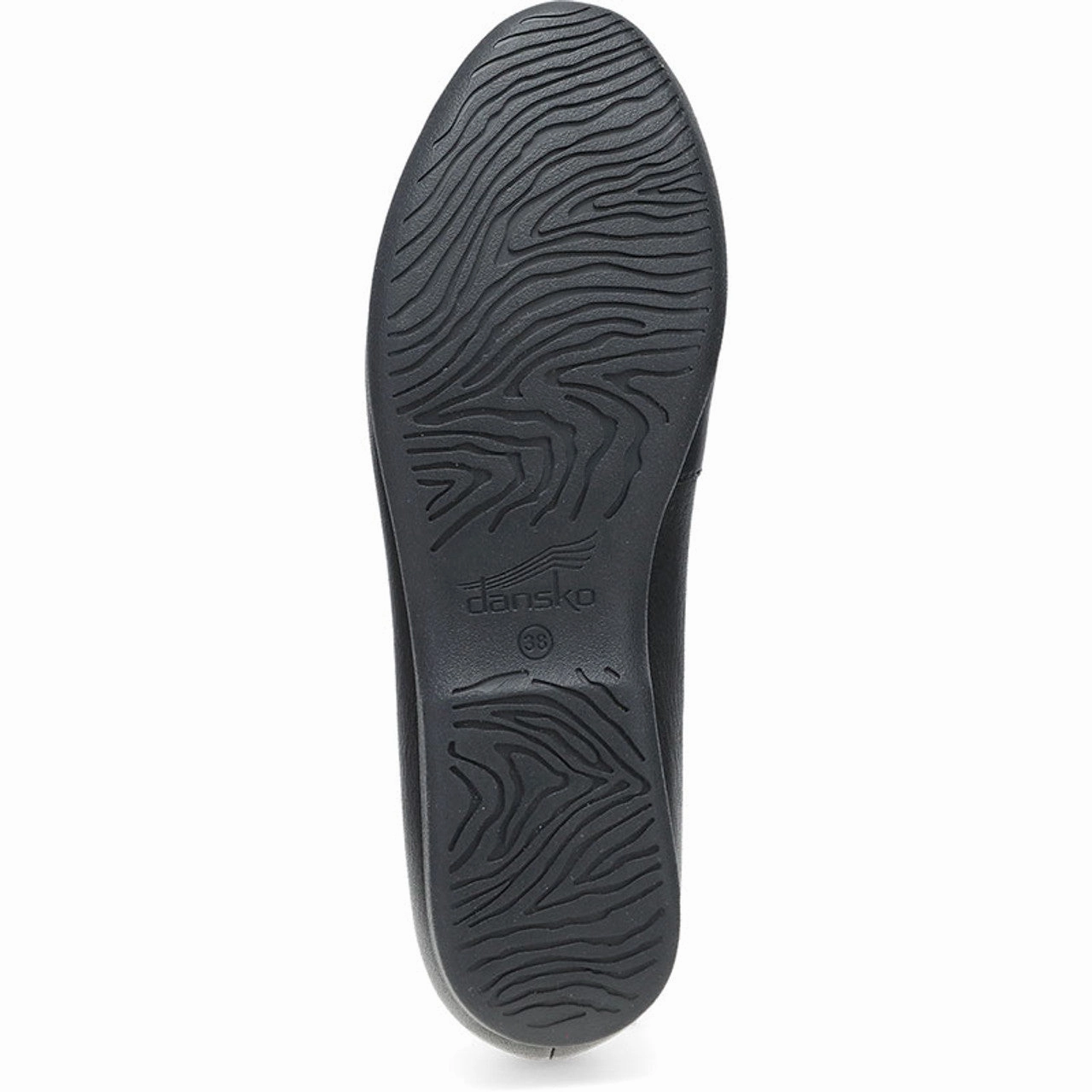 Dansko Women's Lorri Loafer Flat - Black Smart Steps Ventilated Side