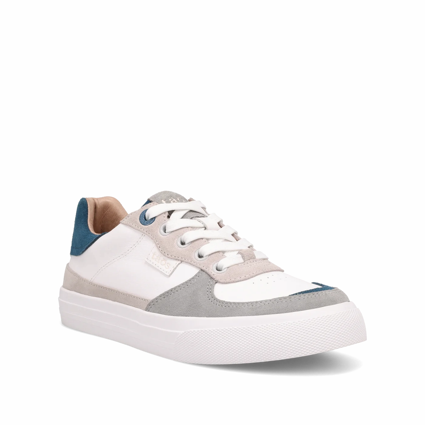 Taos Women's Pop Soul Sneaker - Grey/Petrol Blue Multi Cushioned Feel Feel Good