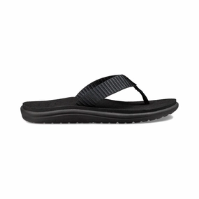 Teva Women's Voya Flip - Bar Street Black Impact Resistance Trendy Outdoor Shoes