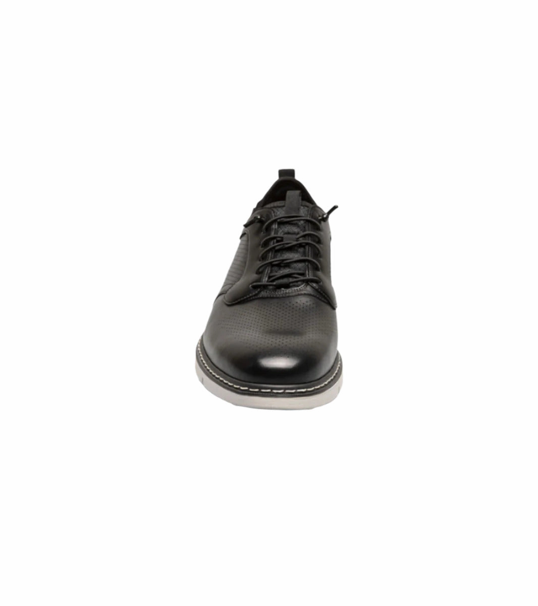 Drill Hike youth trend Stacy Adams Men's Sync Plain Toe Elastic Lace Up Casual Loafer - Black