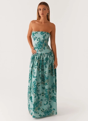 Quick Match Signature-Style Andorra Maxi Dress - Cloud Nine Floral