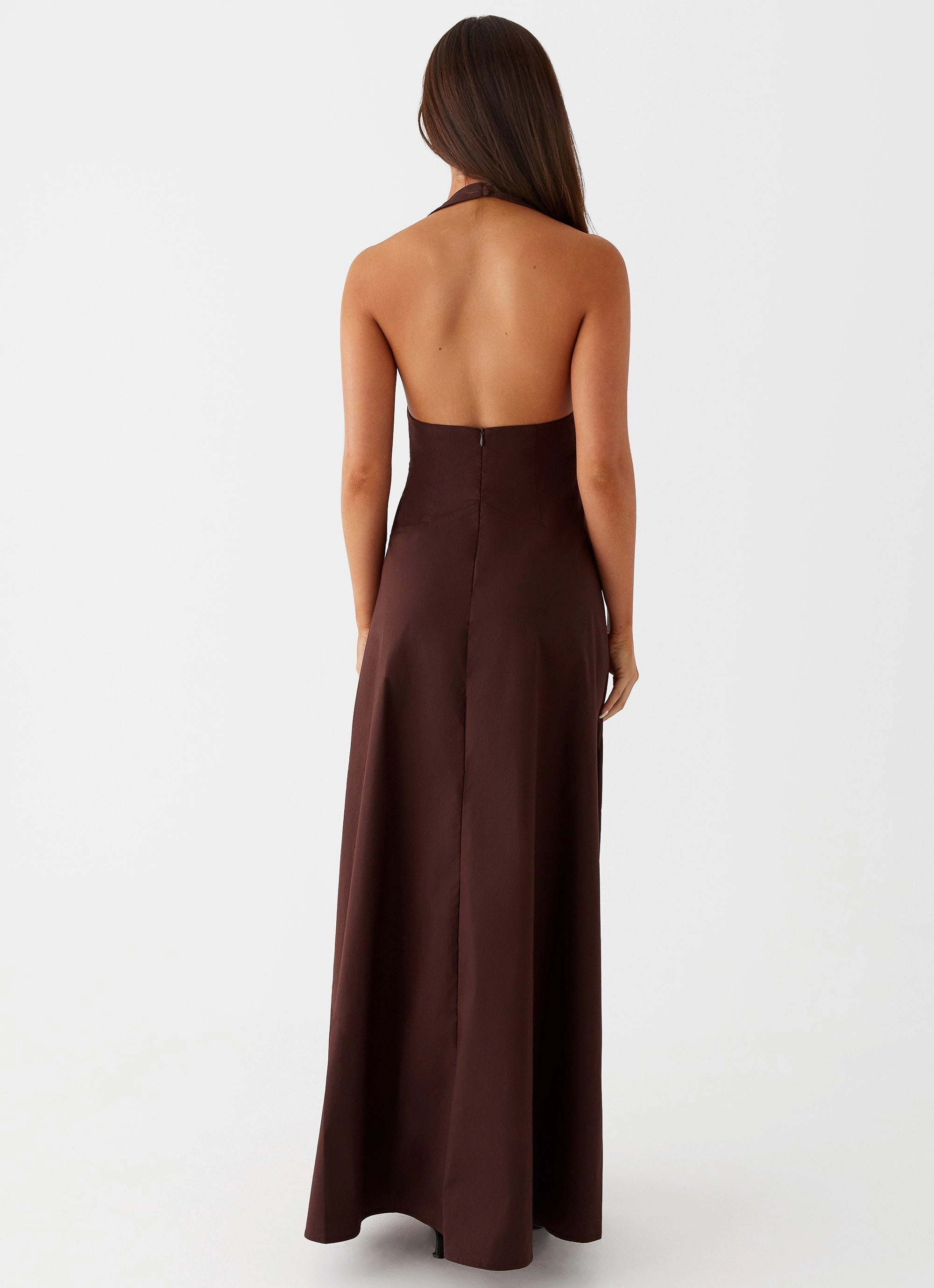 Vestige Maxi Dress - Chocolate foldable