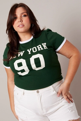 MoistureControlFibers Green Baby T-shirt Crew Neck Short Sleeve Graphic