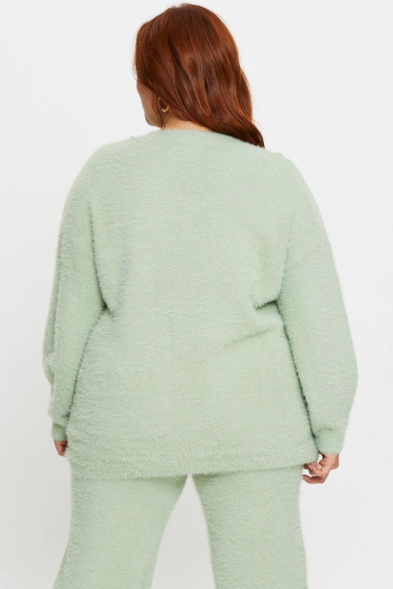 Sport Fit Green Mint Fluffy Pants