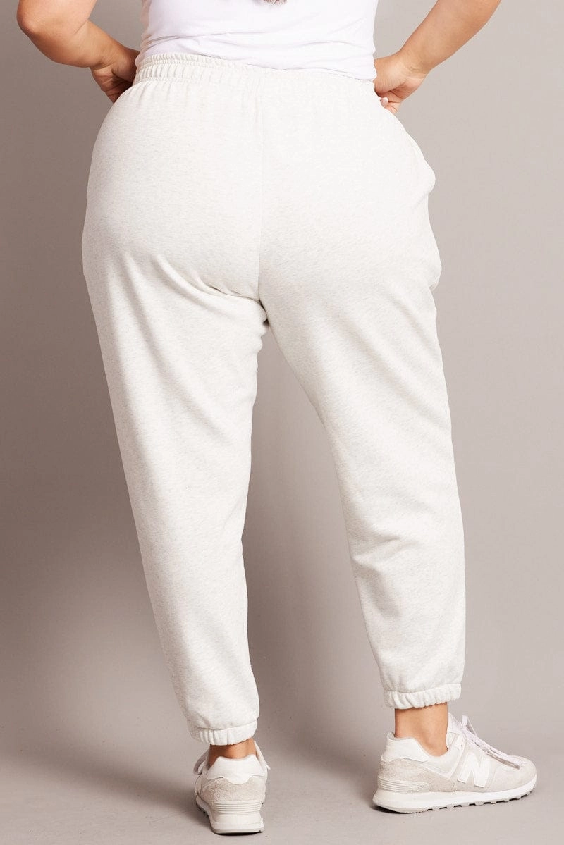 Chill Comfort Fit Sport Wear Fit Grey Track Pants High Rise