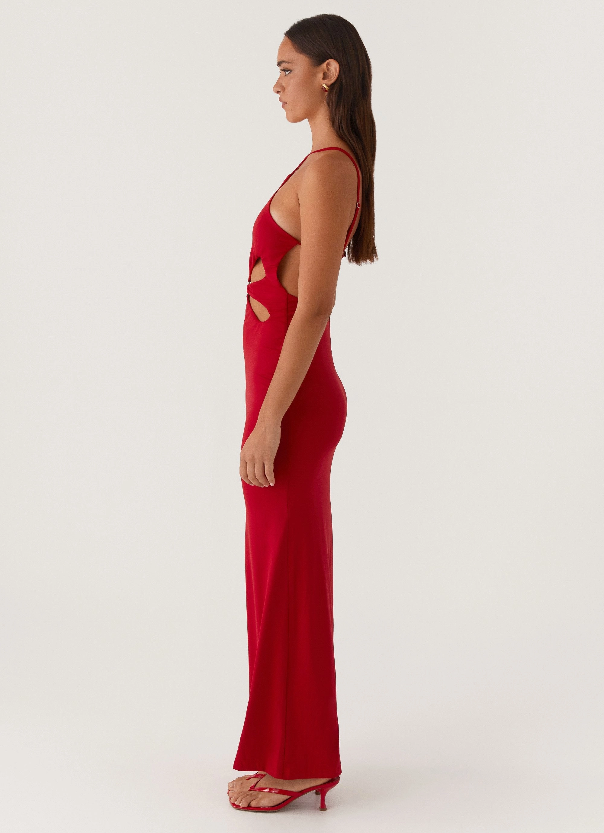 Bridal-Shower Grow Together Maxi Dress - Red