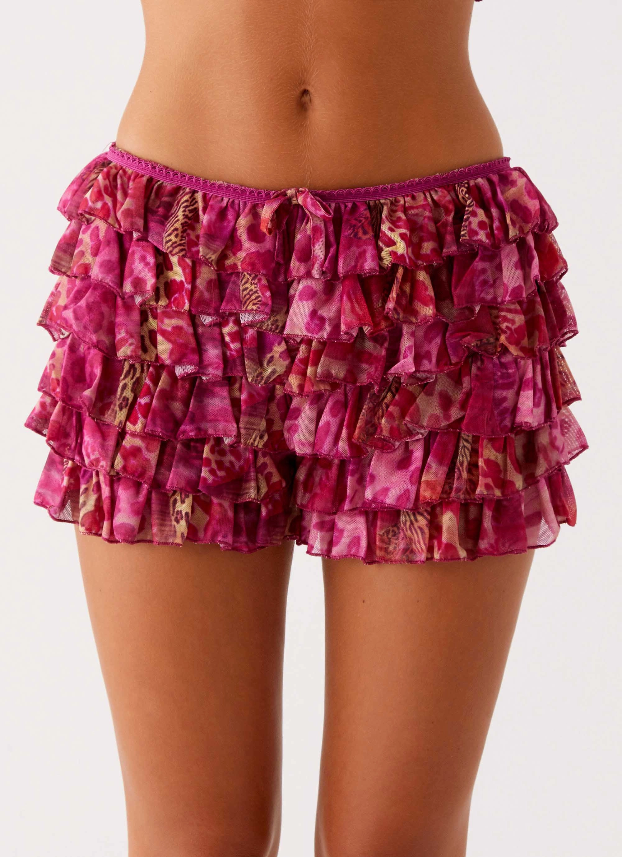Entertain Me Bloomer Shorts - Lavender Lagoon Relaxed Vibe retail industry