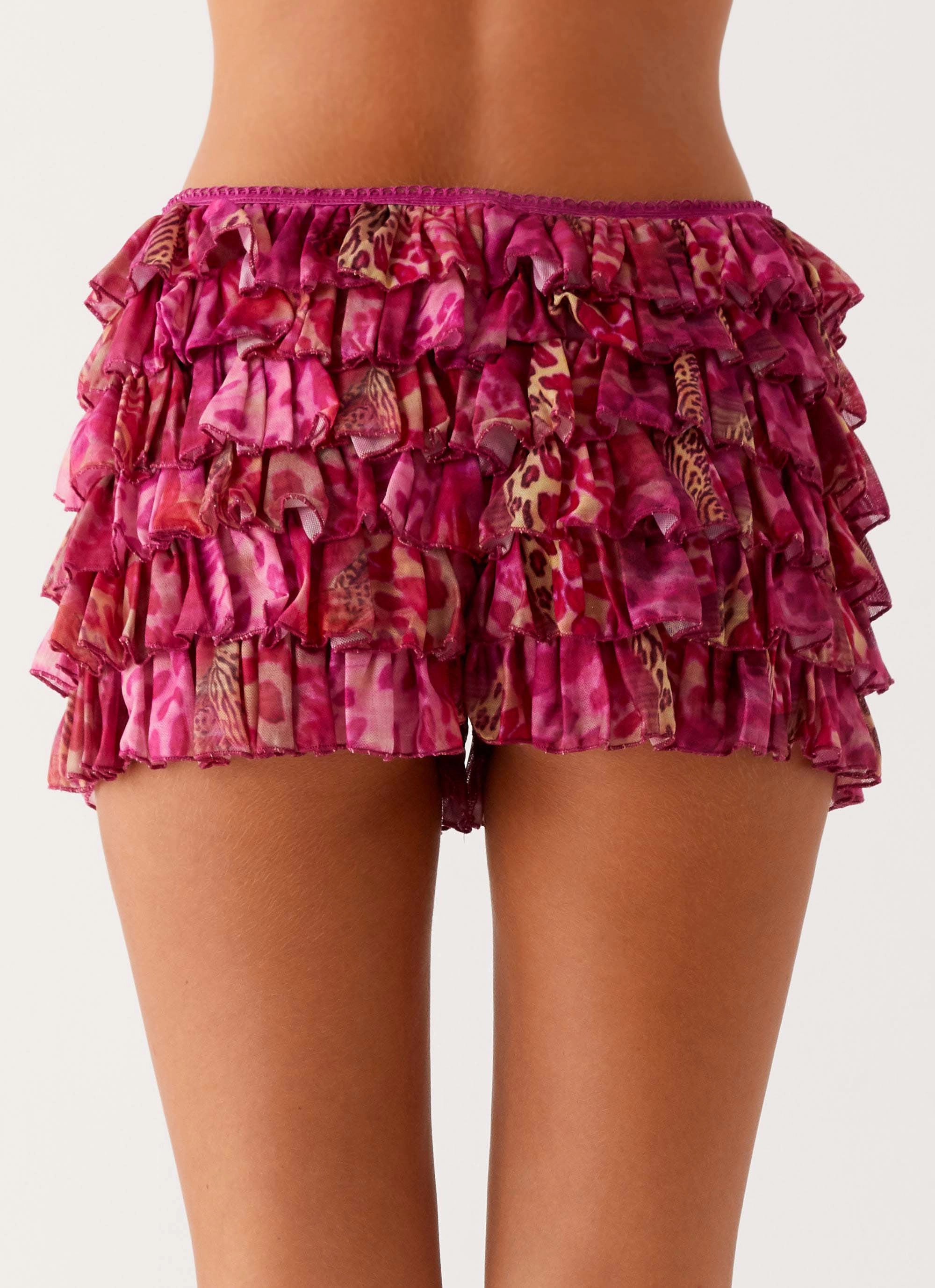 Entertain Me Bloomer Shorts - Lavender Lagoon Warm Fit Active Layer Fit