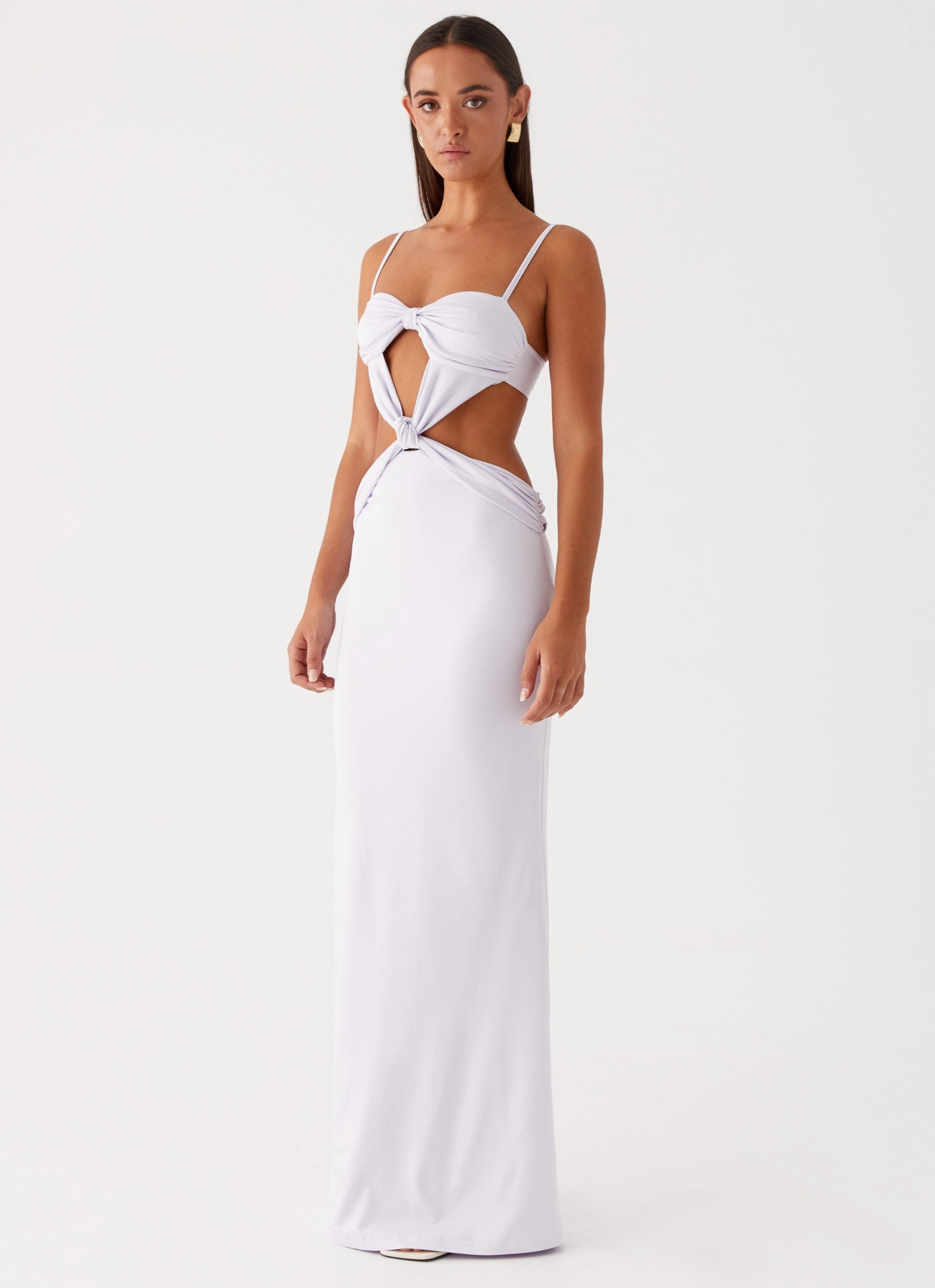 Heart And Soul Maxi Dress - Lavender Sleek Movement